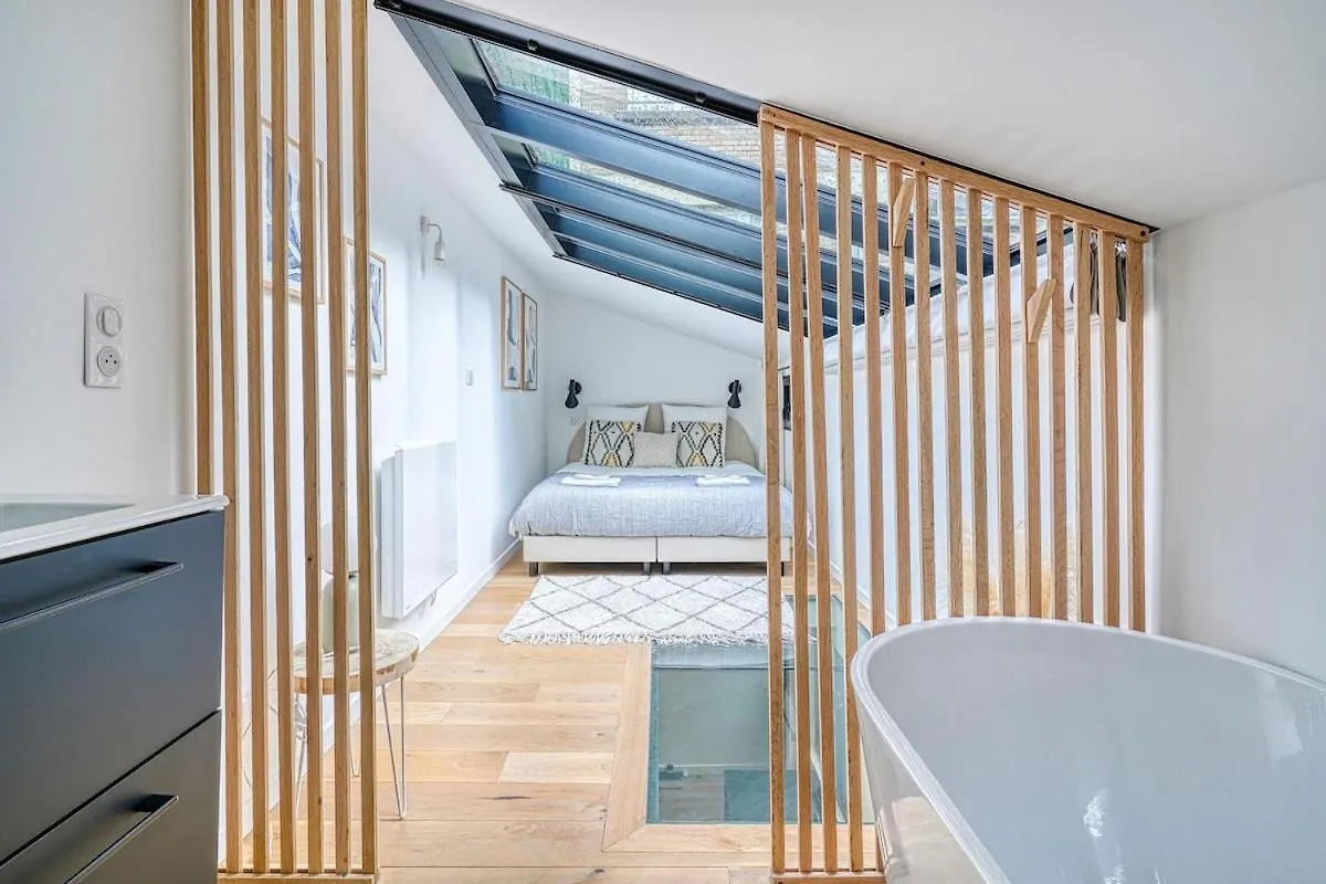 Superbe Loft Lumineux Paris Alesia- II Lägenhet